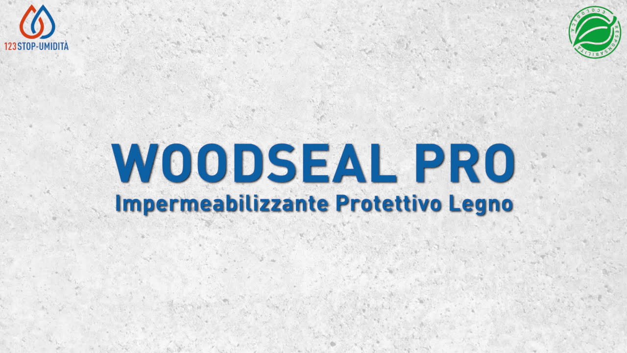 Impermeabilizzante Protettivo per Legno - Woodseal Pro - 123 Stop Umidit&agrave;