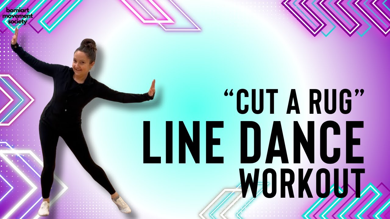 Cut a Rug – 32 Count, 2-Wall Line Dance Tutorial for Aging Adults | Easy Cardio Dance Follow-Along