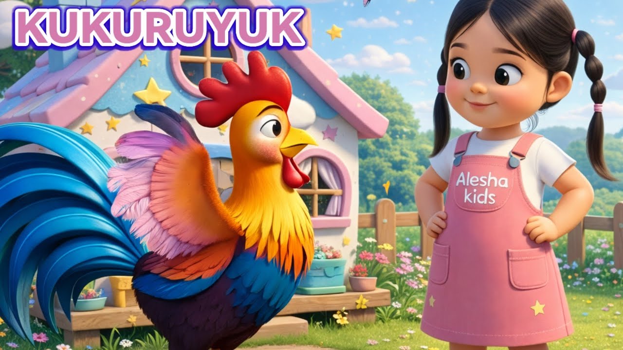 Lagu Ayam Jantan  Berkokok - Kukuruyuk | Kompilasi Lagu Anak Indonesia