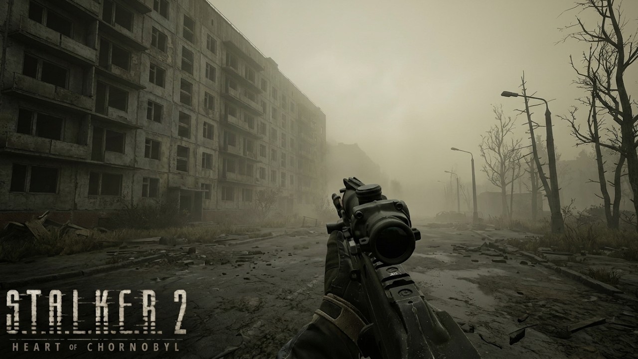 Walk Through Foggy Pripyat - STALKER 2 Immersive Gameplay No Commentary