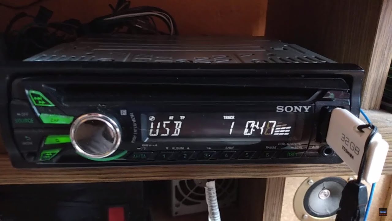 Sony CDX- GT474 Radioodtwarzacz Prezentacja / Sony Xplod car radio