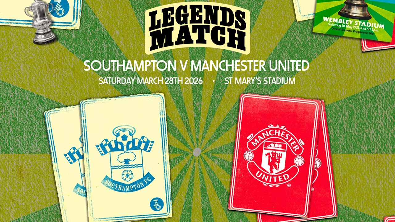 LIVE MATCH 🔴 | Manchester United Legends v Southampton