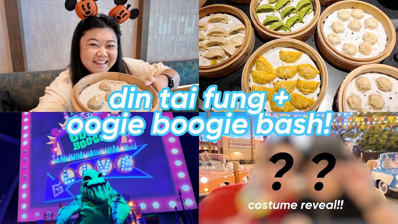 обзор «Дин Тай Фун» в Диснее 🥟, показ костюмов на Хэллоуин 🎃 + вечеринка в стиле «Уги-буги»!!! 👻