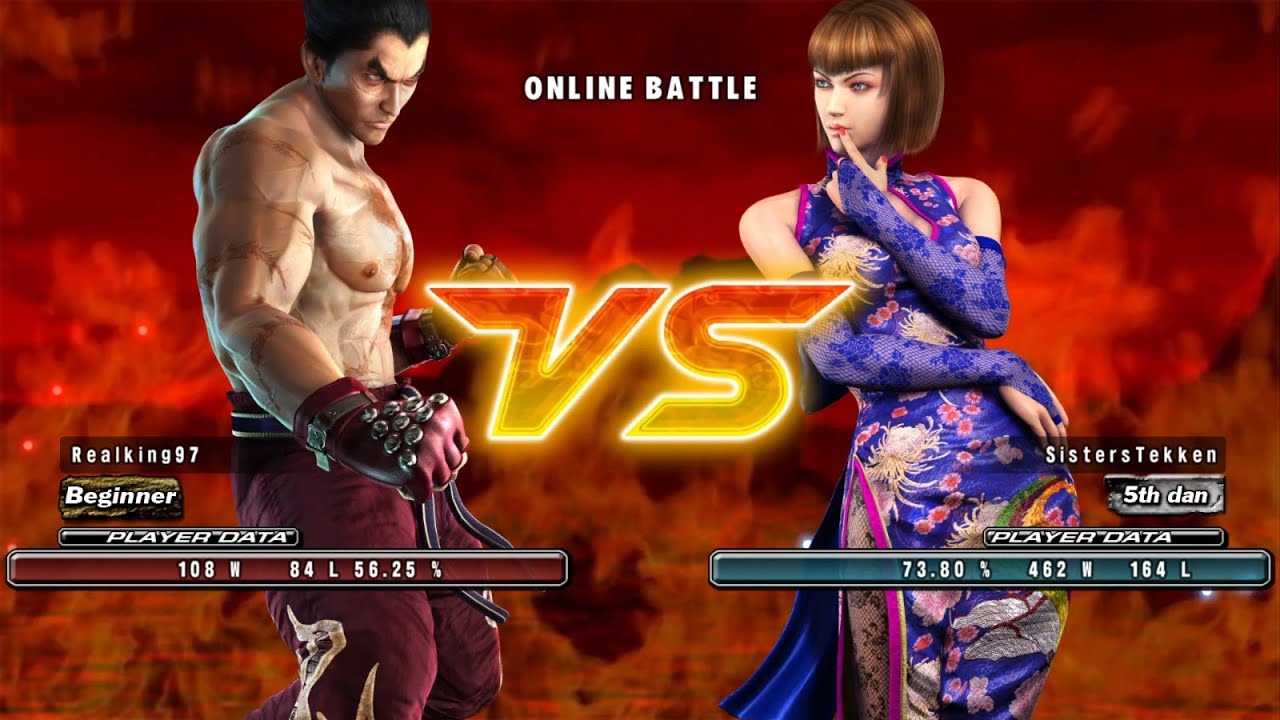 Tekken 5 DR Online - Anna VS King, Kazuya, Bryan