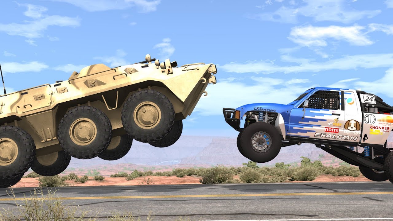 Crazy Police Chases #66 - BeamNG Drive Crashes