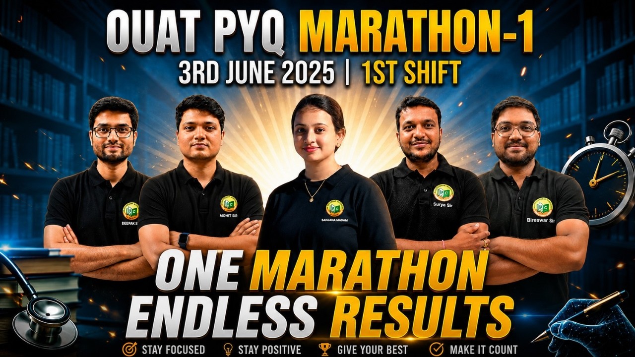 OUAT 2026 || PYQ Marathon || 3rd June 1st Shift || Complete Previous Year Questions