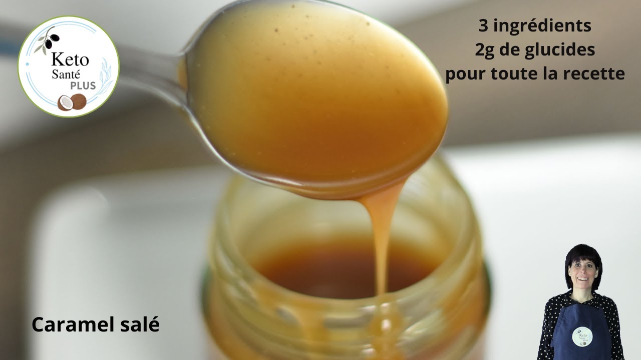 Caramel salé faible en glucides / KETO / Seulement 3 ingrédients