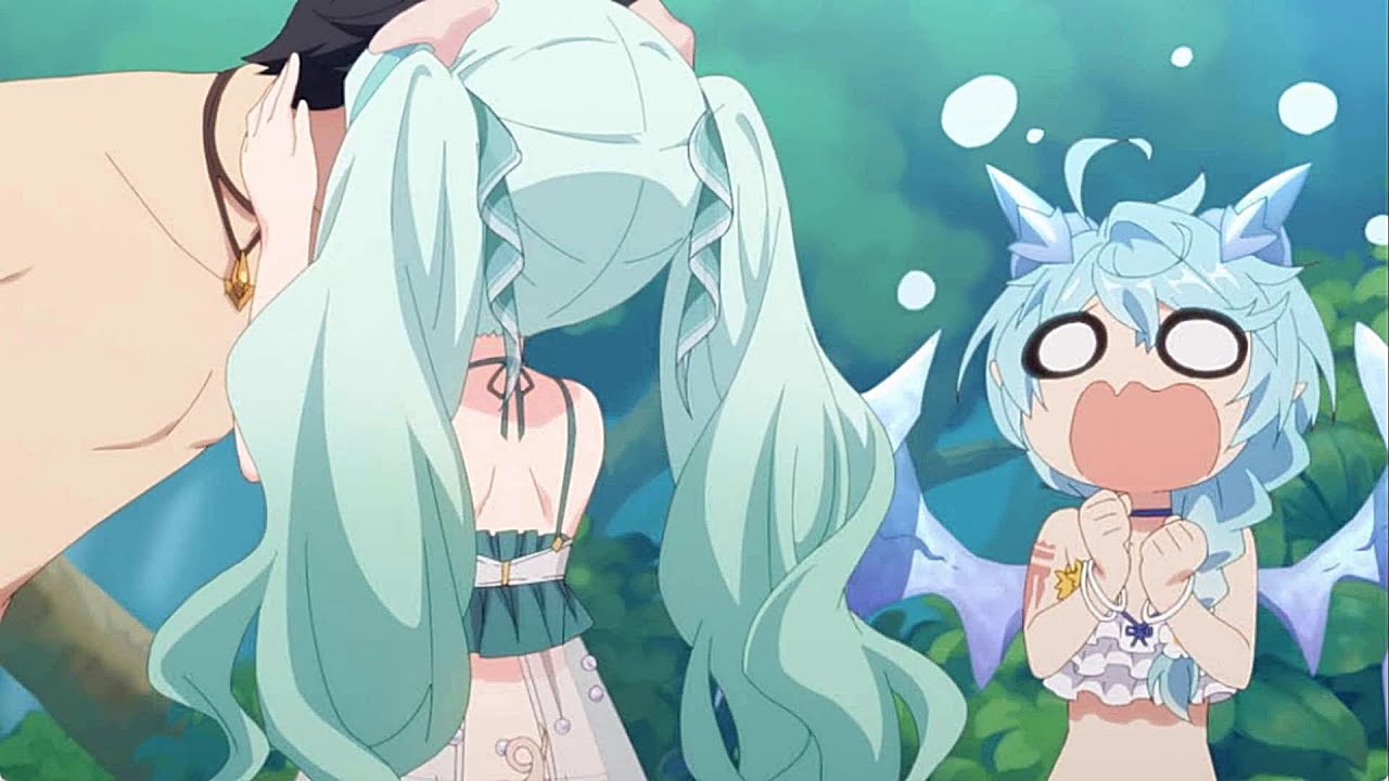 プリコネ新作アニメ！プレシアちゃん騎士くんのほっぺに「はむっ！」(声優:高尾花音 近藤玲奈 桑島法子）プリンセスコネクト!Re:Dive