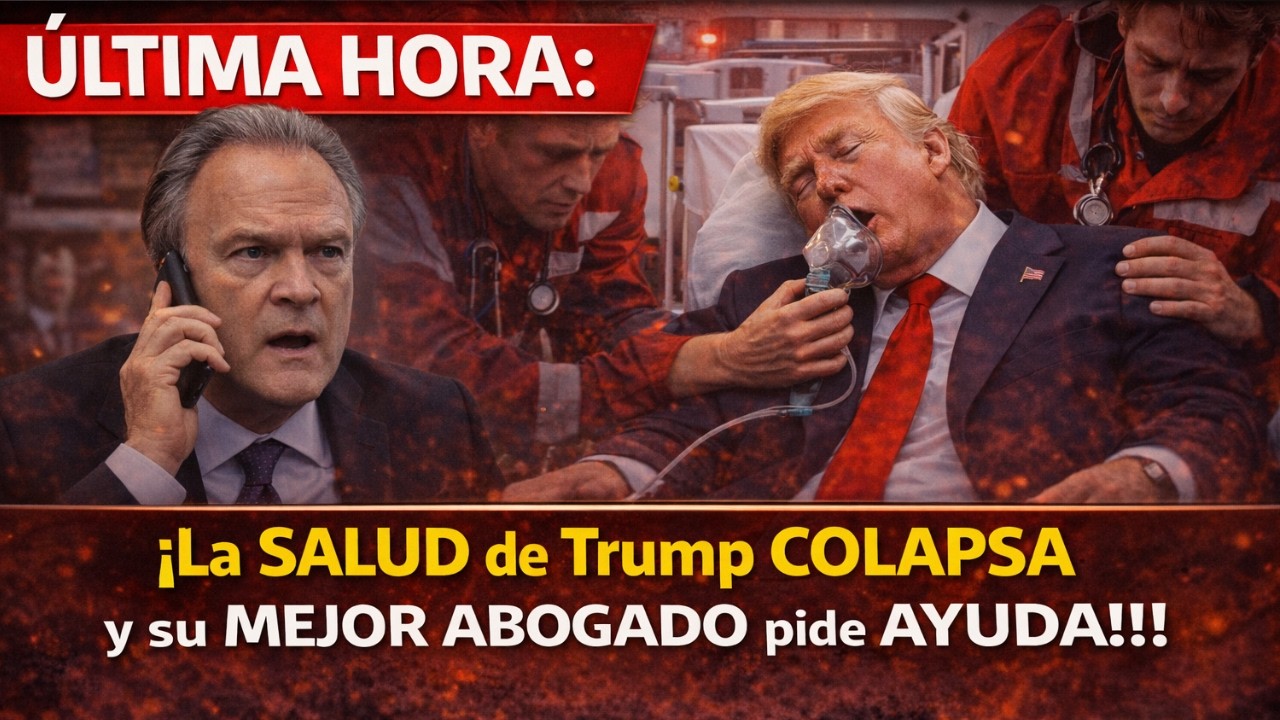 &Uacute;LTIMA HORA: &iexcl;La SALUD de Trump COLAPSA y su MEJOR ABOGADO pide AYUDA!!!
