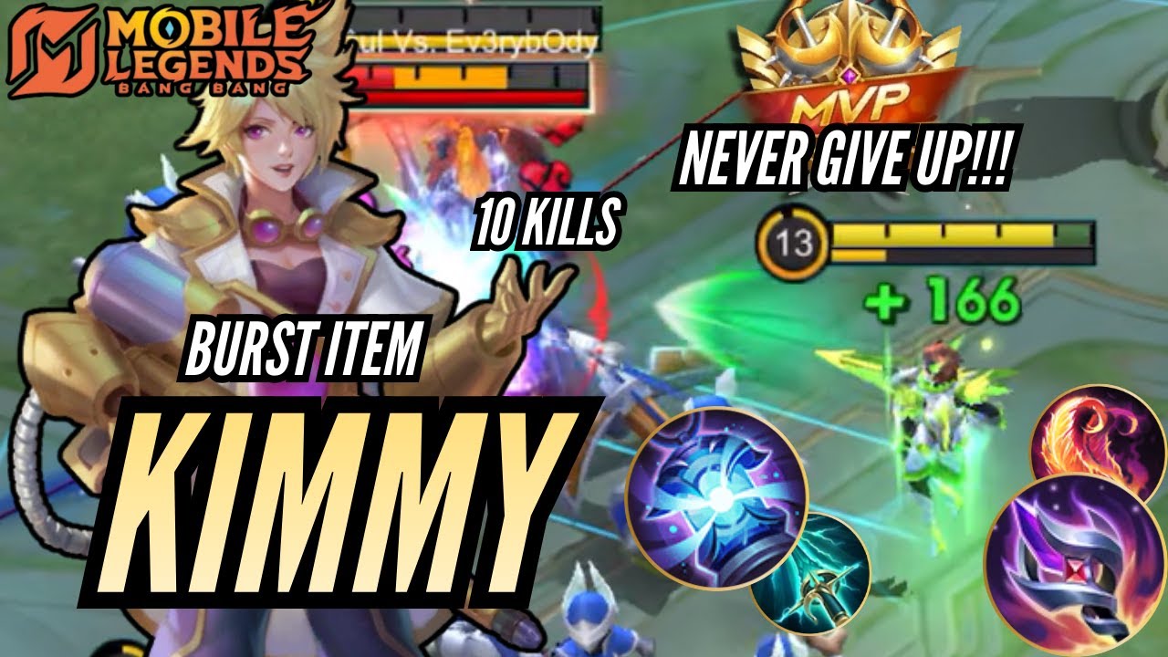 TEAM ALMOST SURRENDERED, BUT KIMMY CARRIED — 10 KILLS MVP! | MLBB