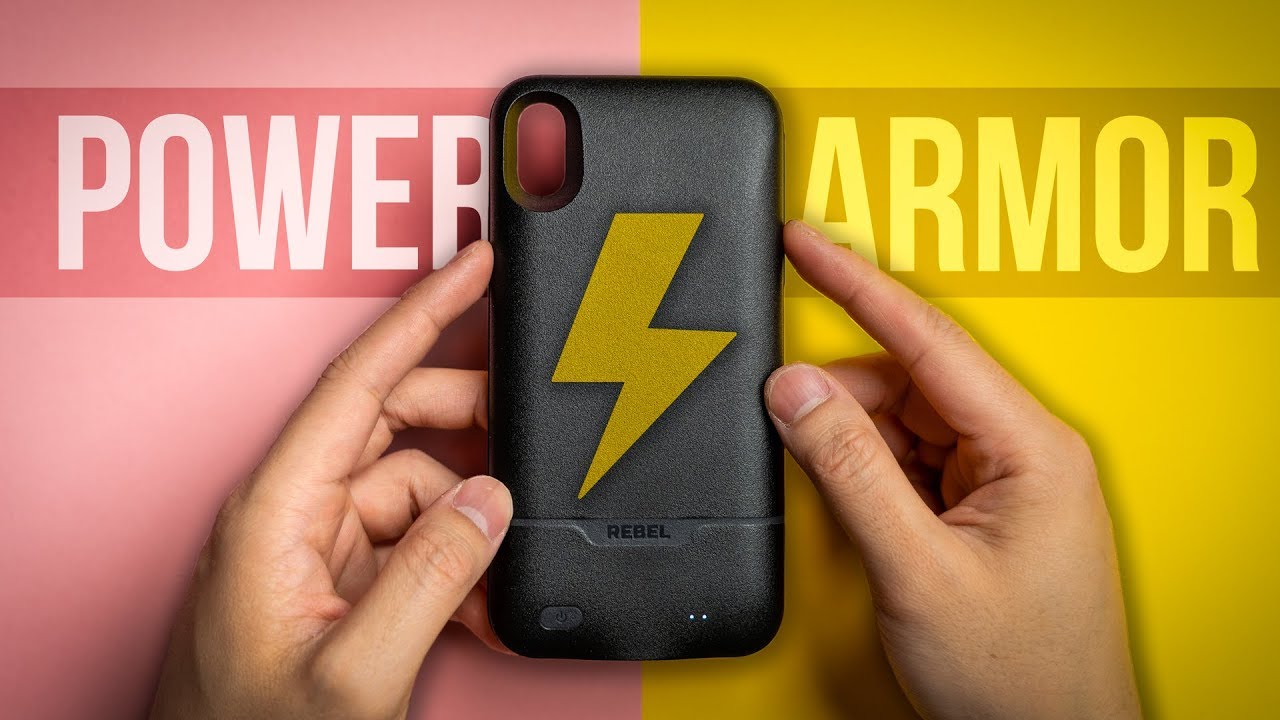 WIRELESS Charging + TOUGH Case?! - Encased Rebel Power Battery Case for iPhone XS Max - Review