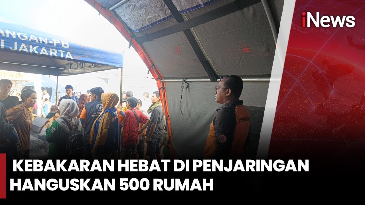 FULL Kebakaran Hebat di Penjaringan Hanguskan 500 Rumah, Ribuan Orang Ngungsi | iNews Siang | 08/06