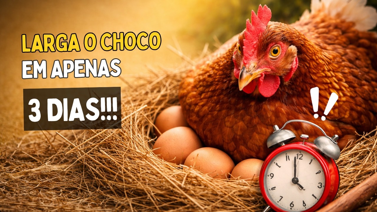 COMO TIRAR A GALINHA DO CHOCO EM TRÊS DIAS