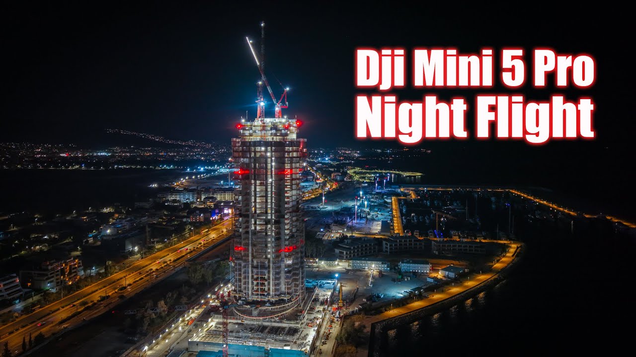 DJI Mini 5 Pro &mdash; мой первый ночной полет!