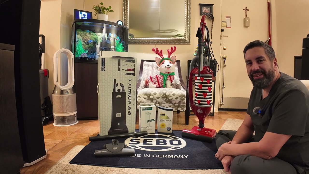 Sebo X7 Pet Upright vacuum cleaner unboxing 