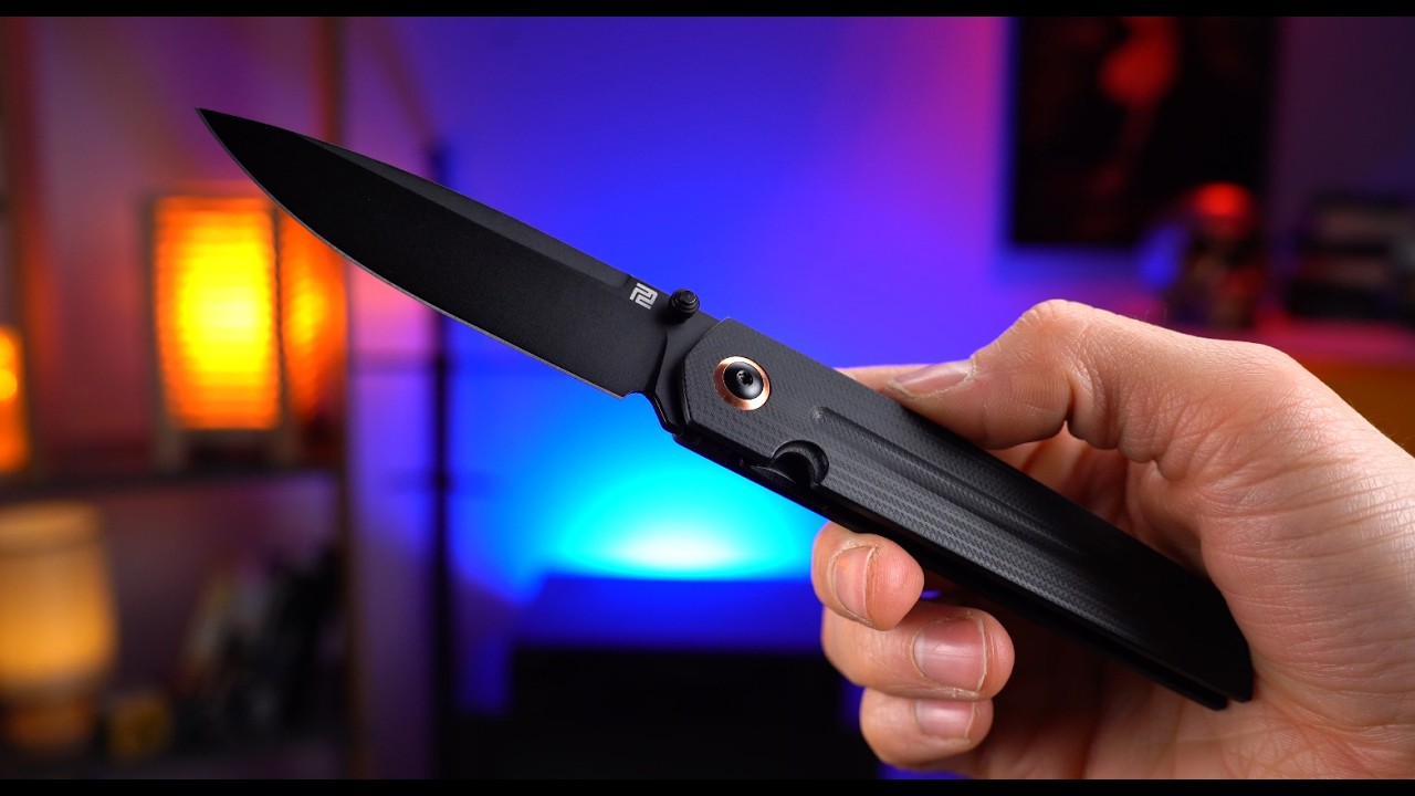 Нож Artisan Cutlery Sirius black PVD сталь AR-RPM9 рукоять Black G10
