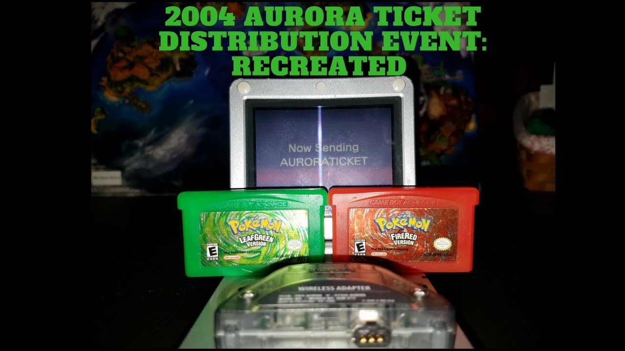 2004 Pokemon FR/LG Aurora Ticket Distribution: Recreating it 13 Years Later
