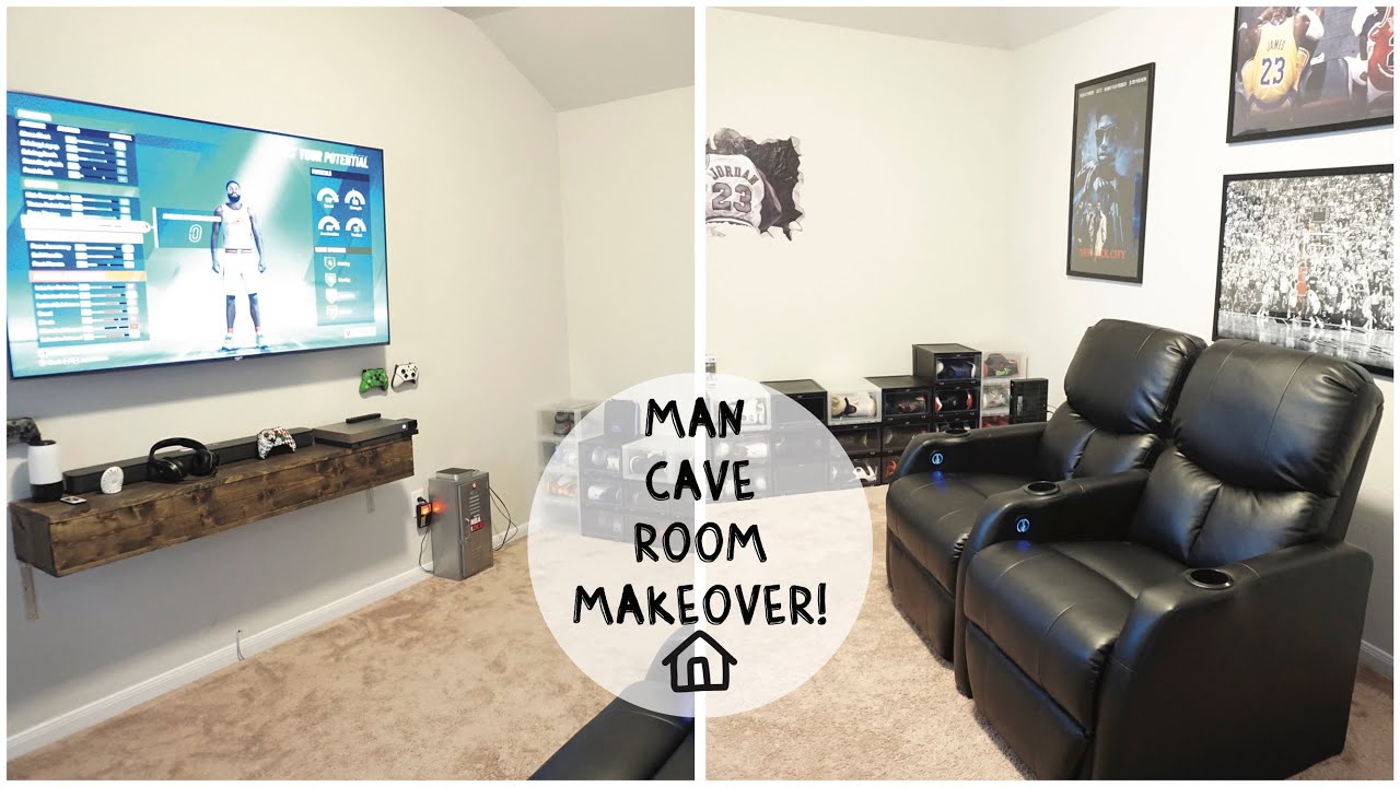 MAN CAVE HOME MAKEOVER