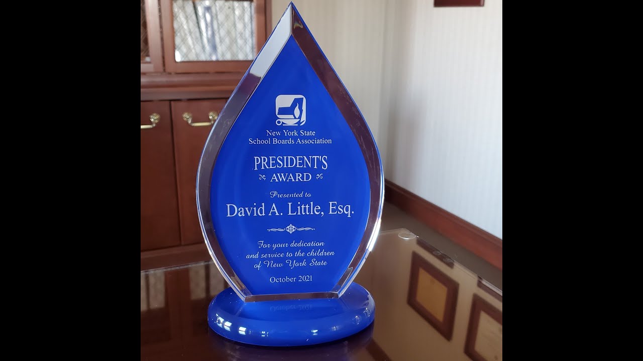 New York State School Boards Association:  2021 President’s Award