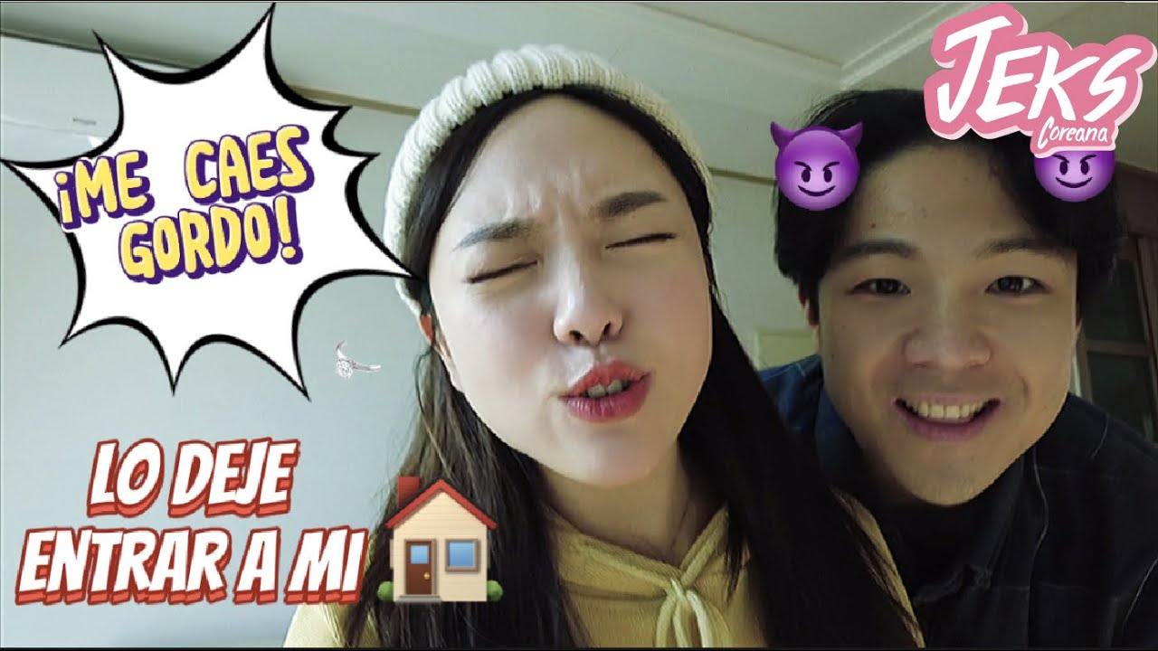 PRIMERA VEZ QUE INVITO A MI NOVIO A LA CASA Y ME HACE ENOJAR 😤- JEKS FT. JIN Coreanos vlog #5