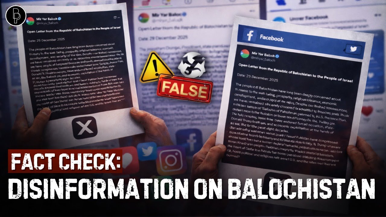 The Balochistan Disinformation Campaign: A Deep Dive