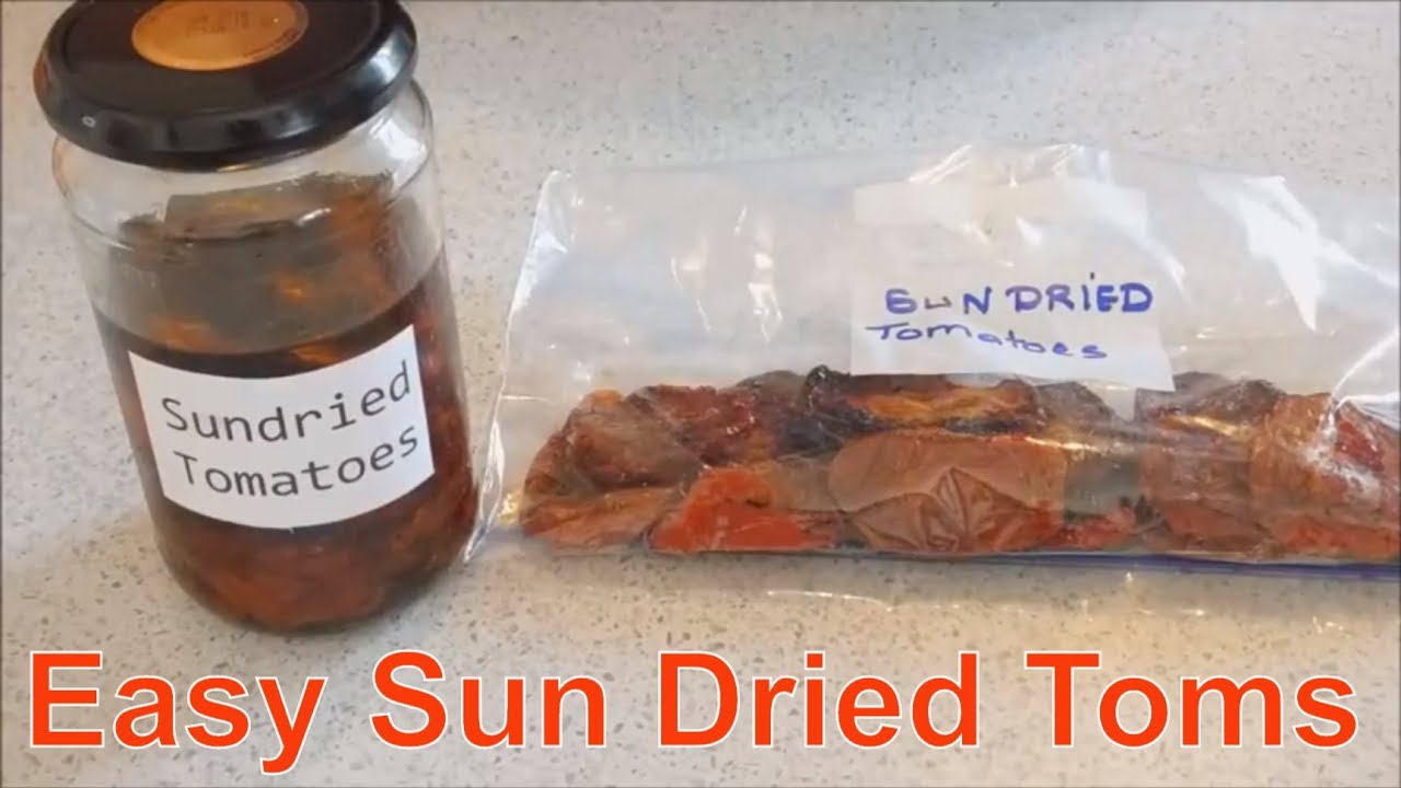 How To Make Sun dried Tomatoes Oven  & 2 Storage Methods How to store Sun dried tomatoes