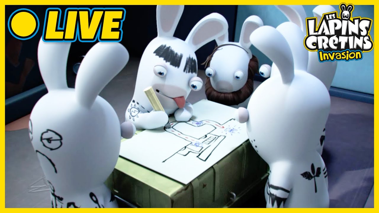 [🔴 LIVE ] LES LAPINS CRETINS INVASION 🐰 Les Lapins S'évadent ! | Lapins Crétins