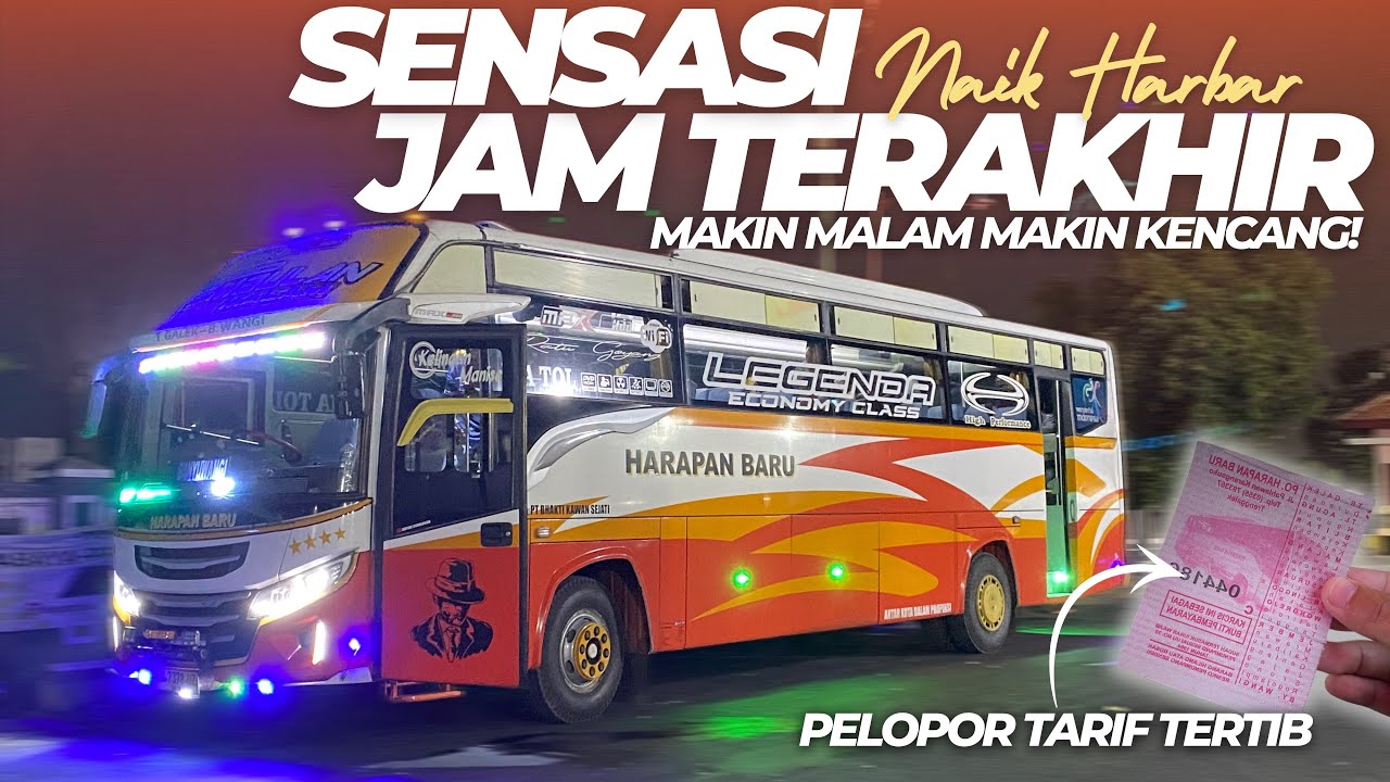 PENUMPANG NYA KOK BISA FULL TERUS YA⁉️Trip Malang - Jember With Harapan Baru 