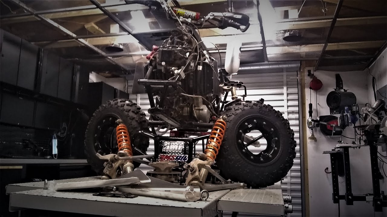 Полная разборка и снятие передней части Polaris Outlaw от начала до конца