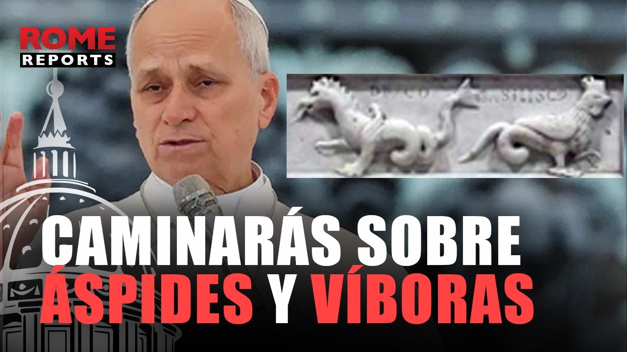 ¿Qué relación tienen los leones, dragones, áspides y víboras con la sede del obispo de Roma