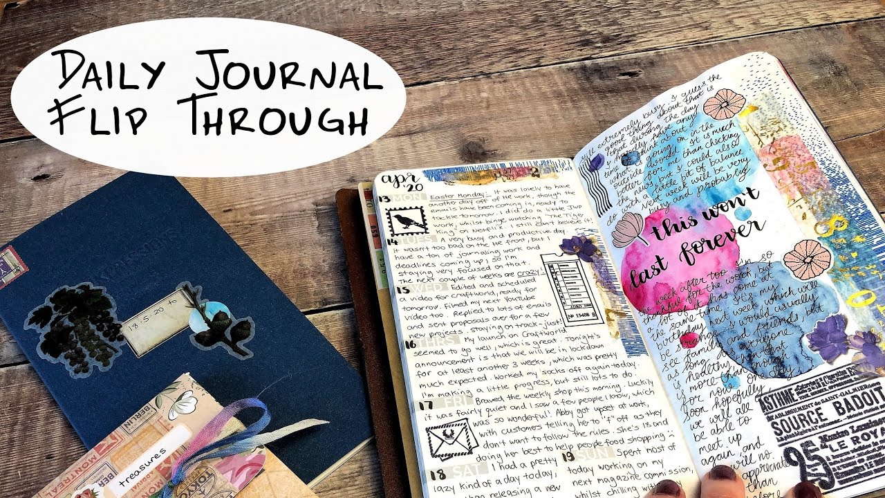 Daily Journal Flip Through | Travelers Notebook