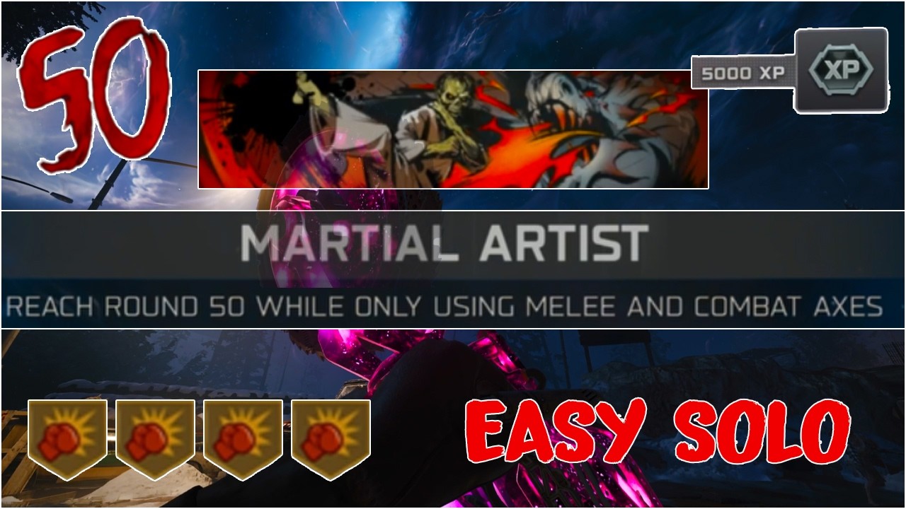 I Went for Round 50 MELEE ONLY in Black Ops 7 Zombies (Martial Artist Challenge)