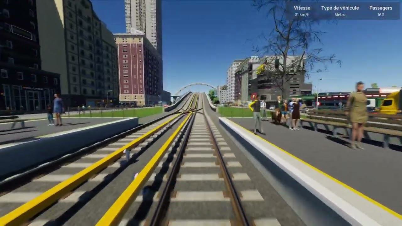 Subway Ride Through Downtown | Cities Skylines 2 | Alexandria #1 (80k) FOLLOW ME !!