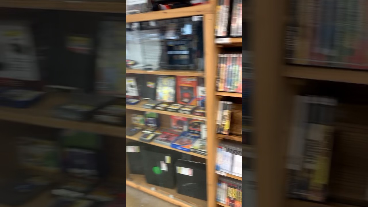 Video Game Section Half Price Books lots of Retro and Modern Games #halfpricebooks #gaming