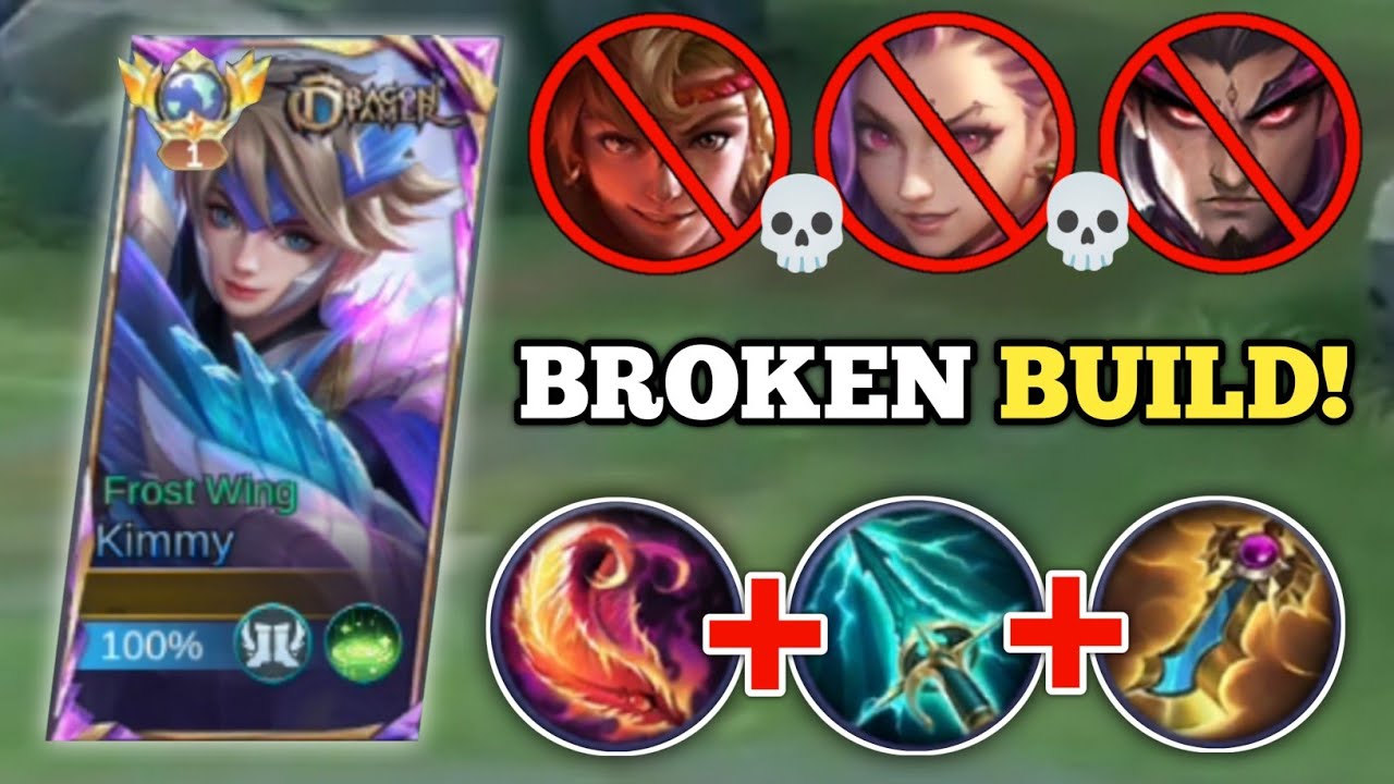 KIMMY 100% BROKEN BUILD 2025! (must try!👍) KIMMY BEST BUILD AND EMBLEM -MLBB