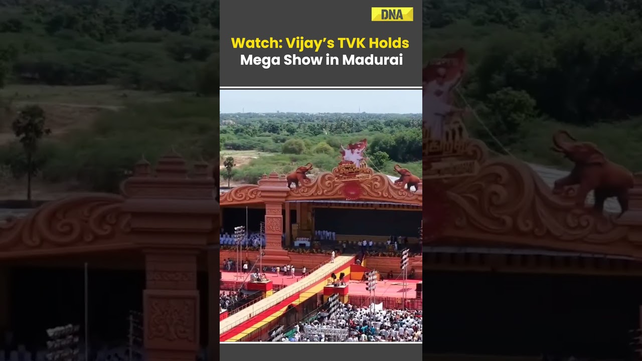 Vijay's TVK Madurai Maanadu: Massive Crowd Gathers in Madurai Hours Before Vijay&rsquo;s TVK Rally