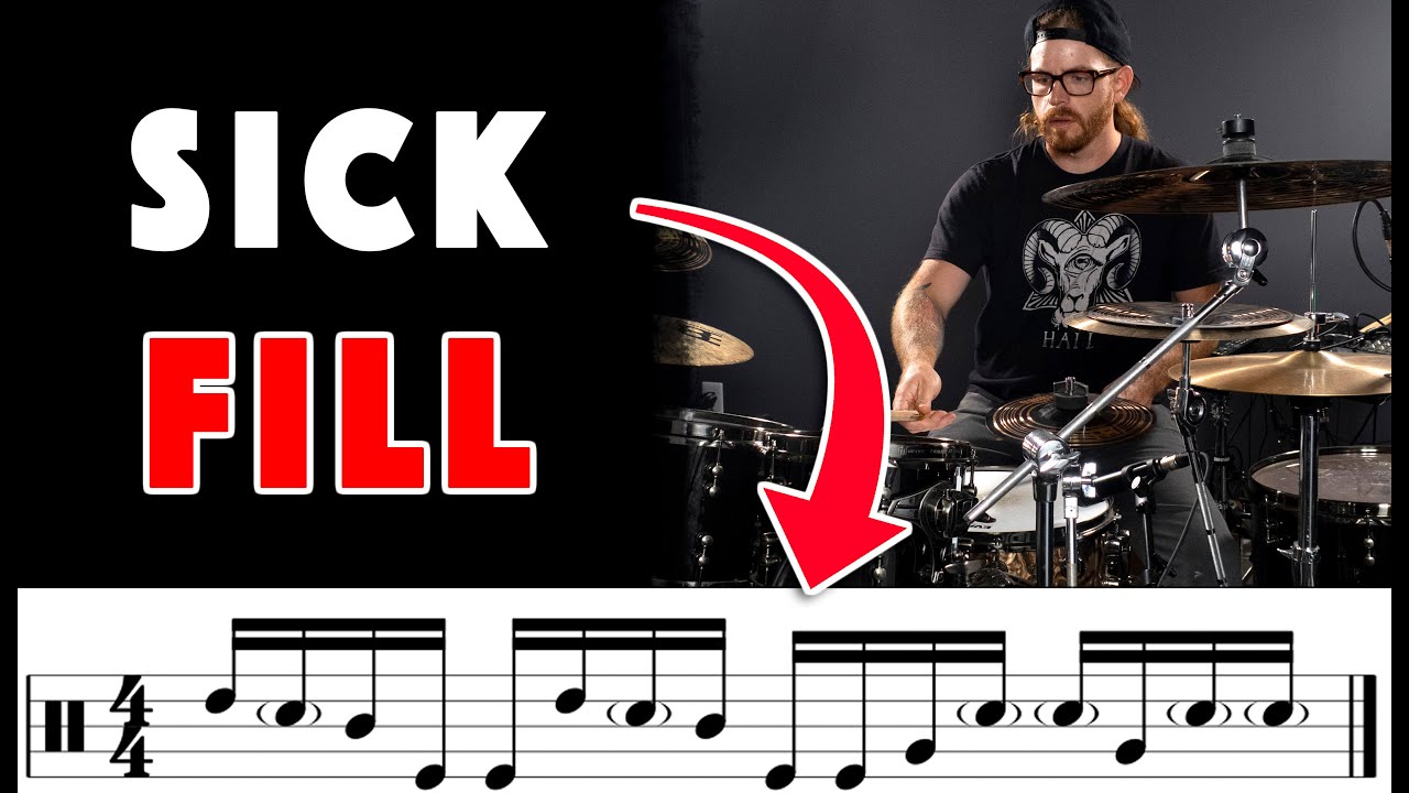 Simple Drum Fill Using Groupings of 5 and 3 - Cameron Fleury