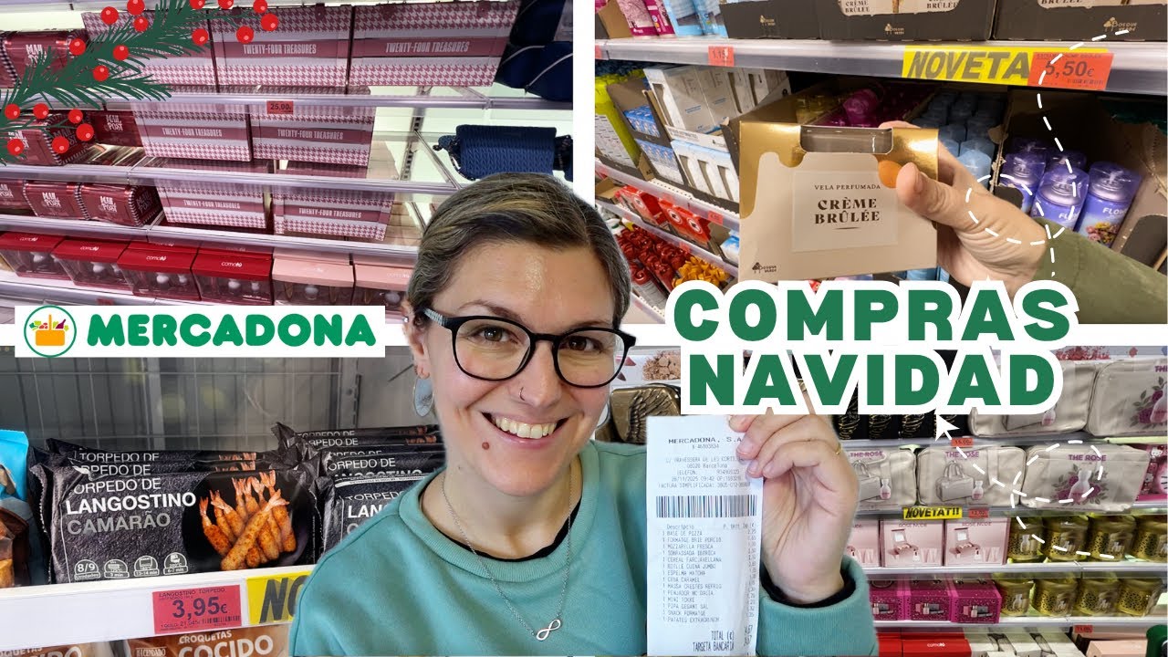 NOVEDADES MERCADONA Navidad 2025 *COMPRA SEMANAL Navide&ntilde;a* Tour Tienda
