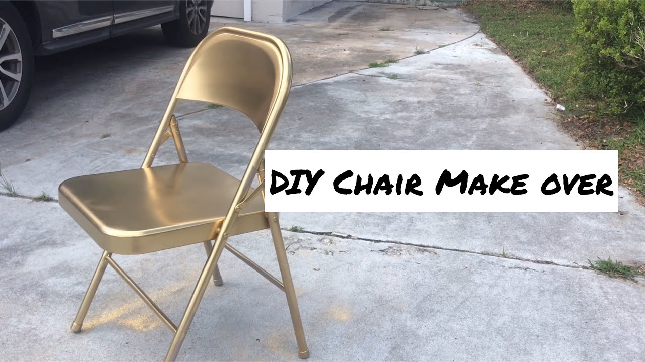 DIY- Turning a $10. Chair into a vanity chair for under $20