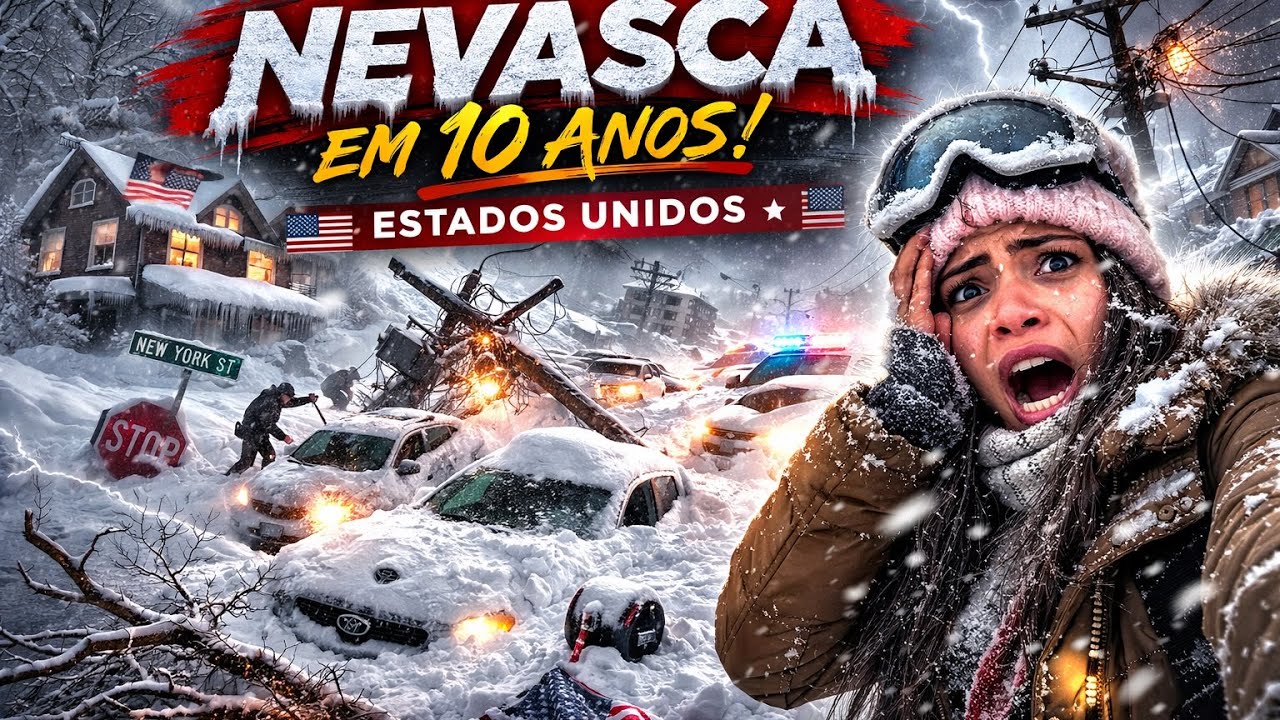 Depois da nevasca, fica o silêncio… e a vida real continua. ❄️🇺🇸