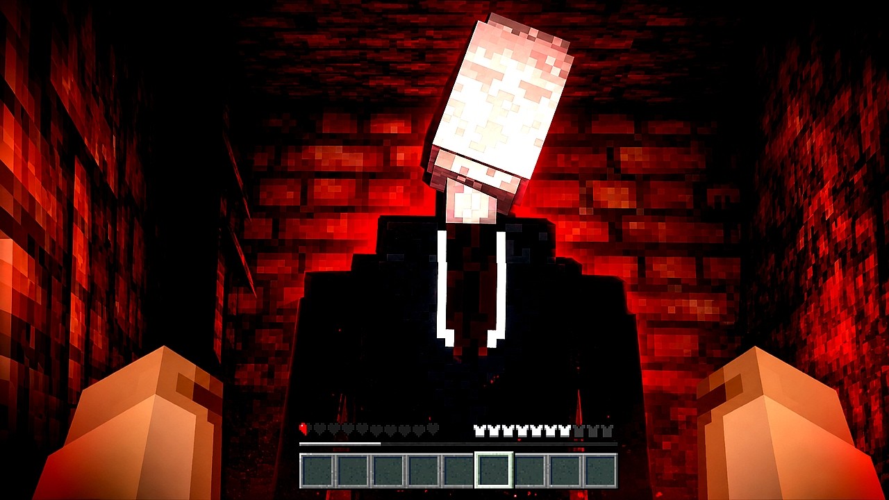 We found Slendermans forest in Minecraft...