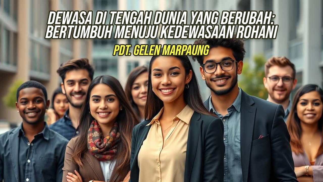 Dewasa di Tengah Dunia yang Berubah: Bertumbuh Menuju Kedewasaan Rohani-Pdt. Gelen Marpaung