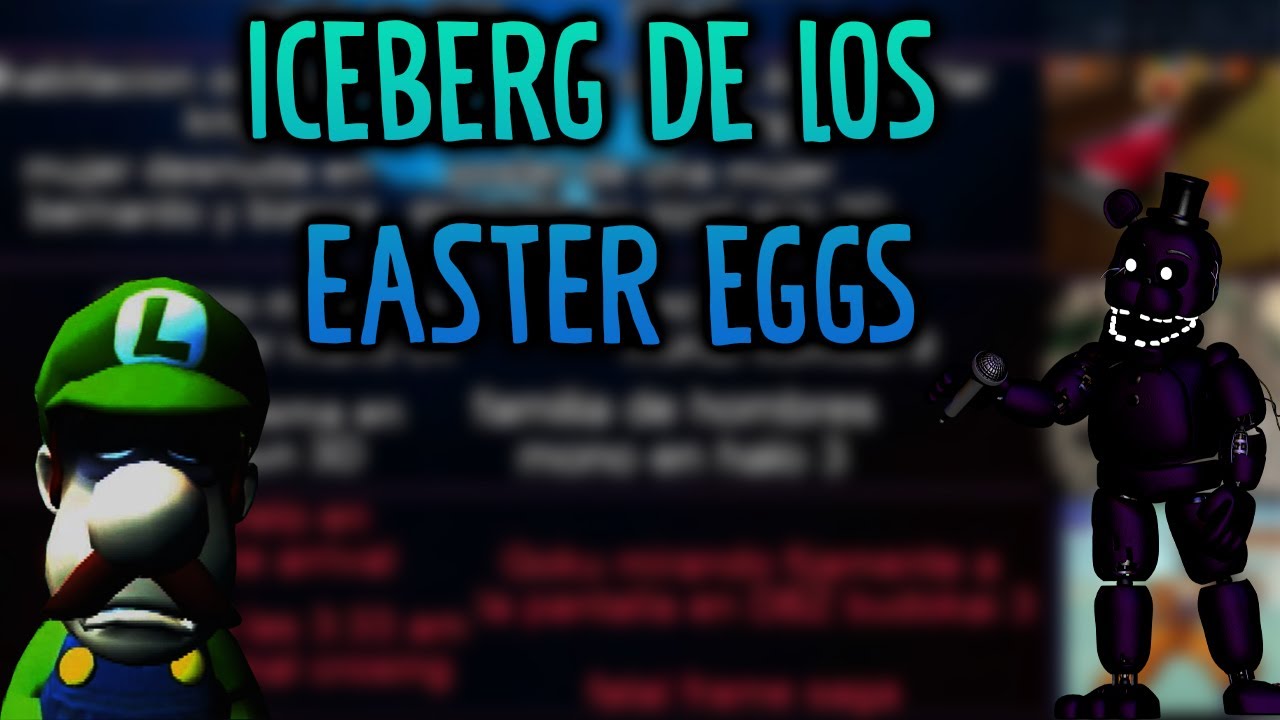 El iceberg de los Easter Eggs
