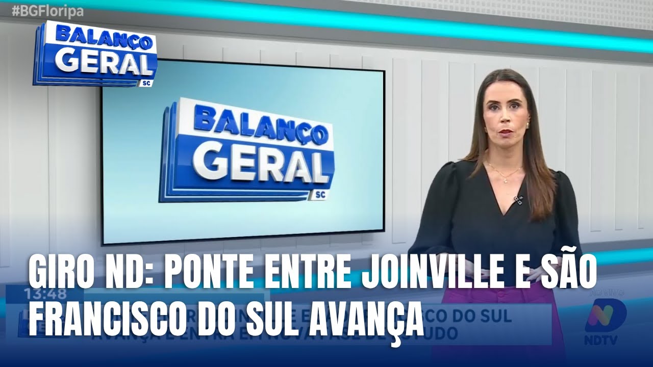 Giro ND: Ponte sobre a Baía Babitonga entre Joinville e São Francisco do Sul avança