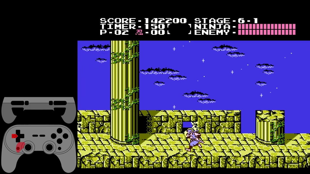 Ninja Gaiden (Deathless, No Pickups, Complete Playthrough)