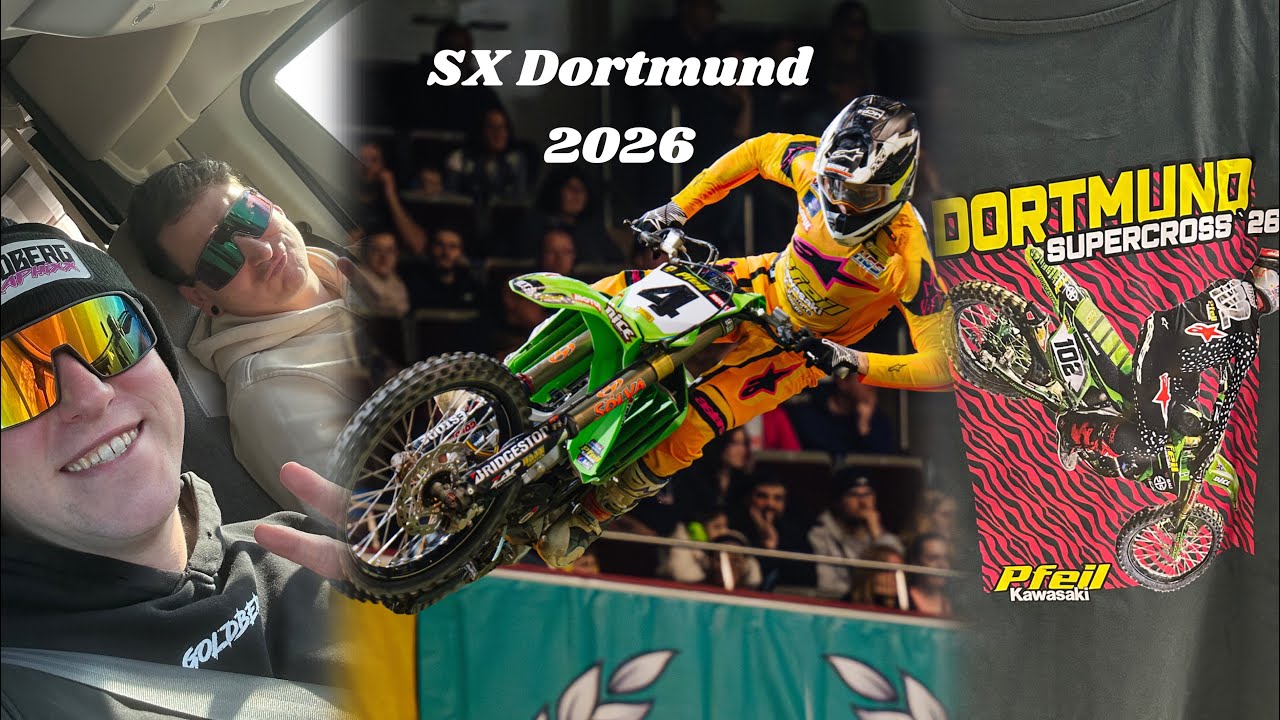 Supercross Dortmund 2026 | Kawasaki Pfeil | VLOG - Olister 
