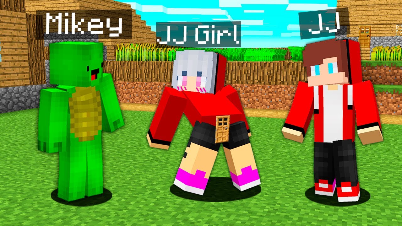 JJ and Mikey Found a SECRET BASE Inside JJ Girl?! in Minecraft - Maizen ?!