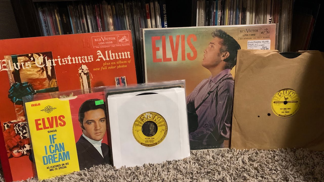 Major Vinyl Haul Elvis Sun 45!!