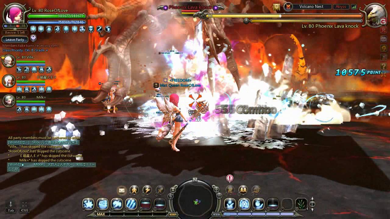 Dragon Nest - lvl 80 Elestra / Ice Witch in Volcano Nest