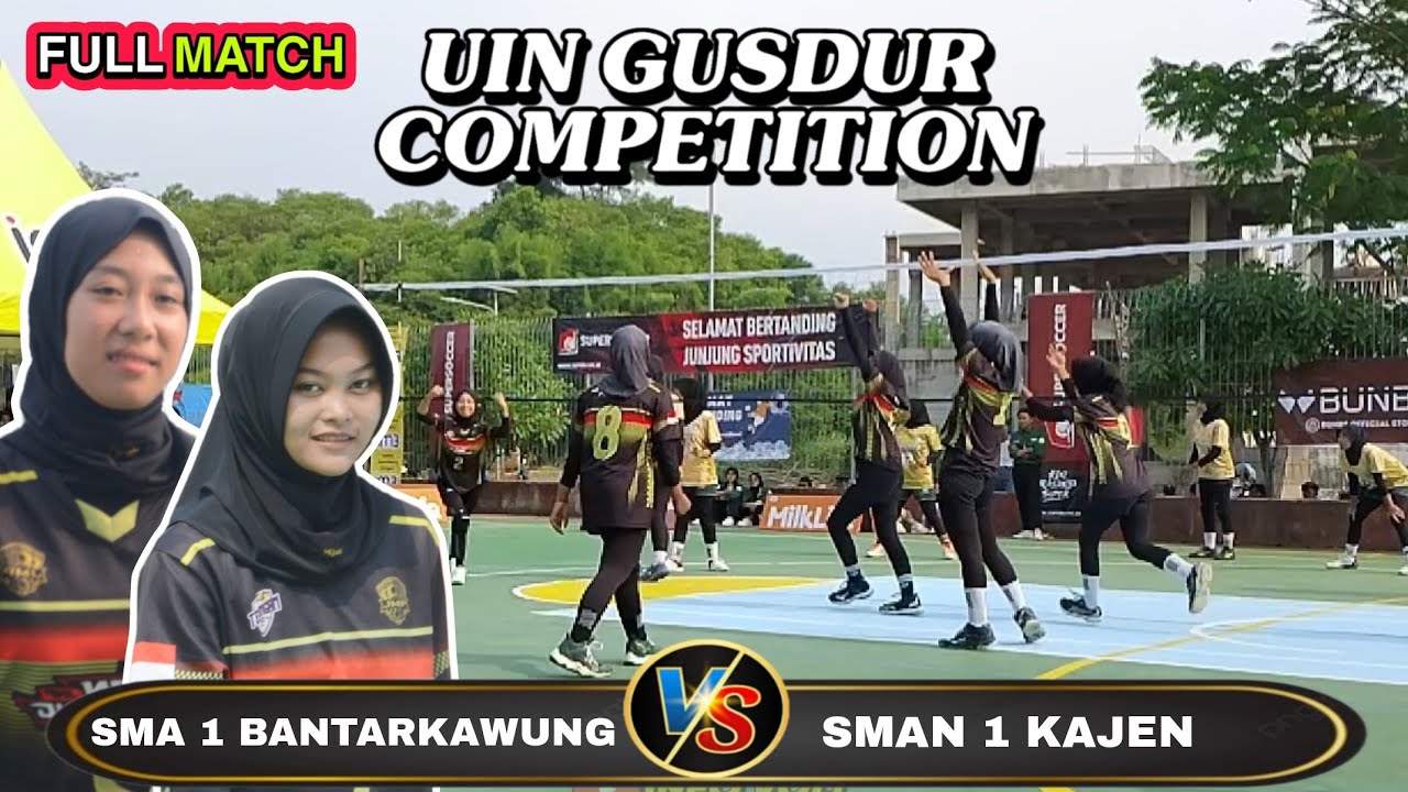 SMAN 1 KAJEN vs SMA 1 BANTARKAWUNG‼️set 1 UIN GUSDUR COMPETITION 2024 PEKALONGAN #volijateng